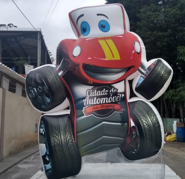 Réplica inflável personalizada
