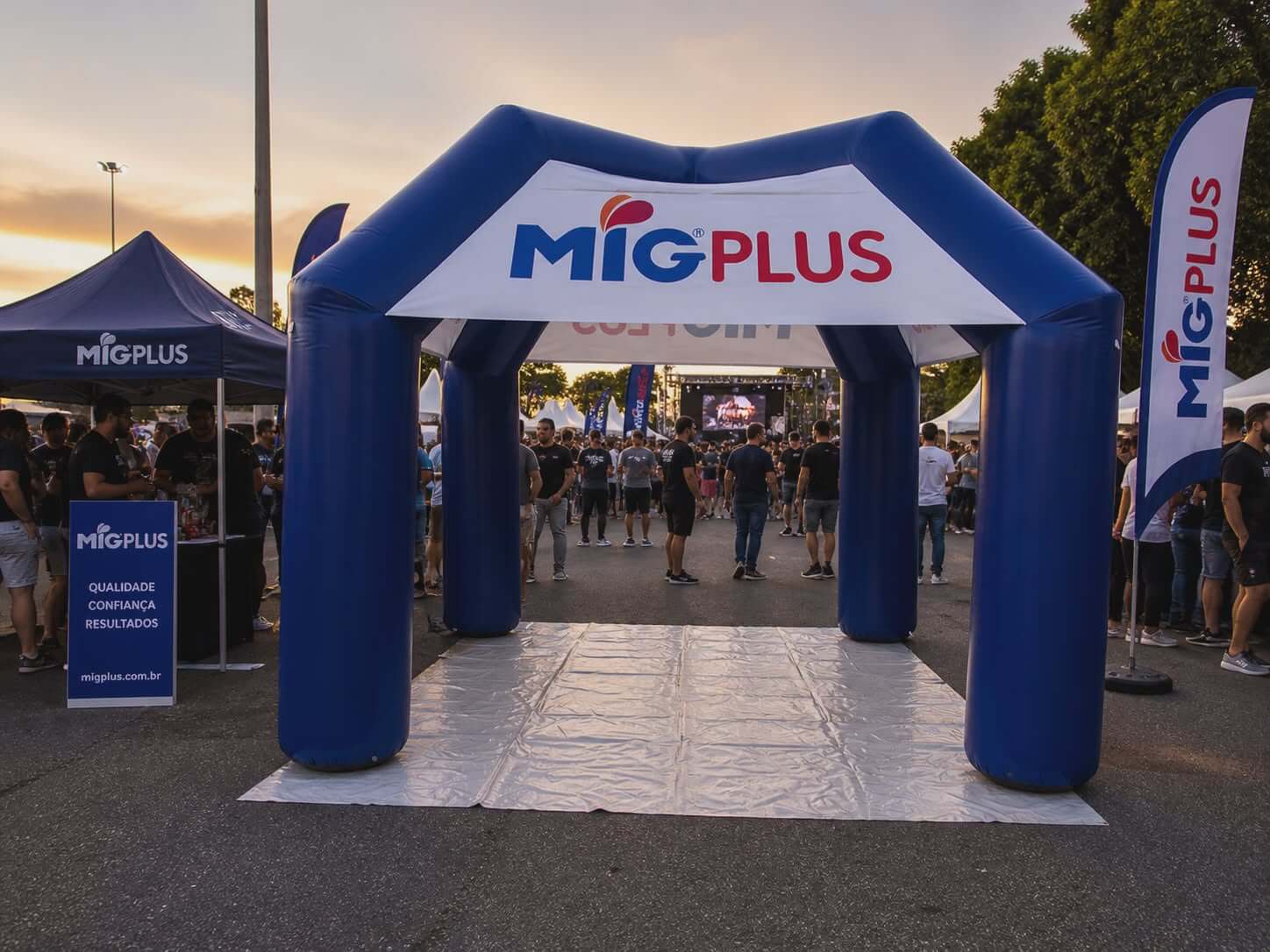 Tenda inflável promocional