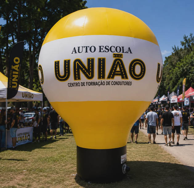 Rooftop inflável para campanha externa