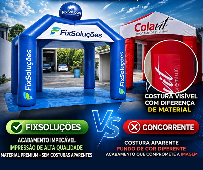 Tenda inflável promocional personalizada